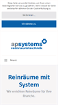 Mobile Screenshot of ap-systems.de